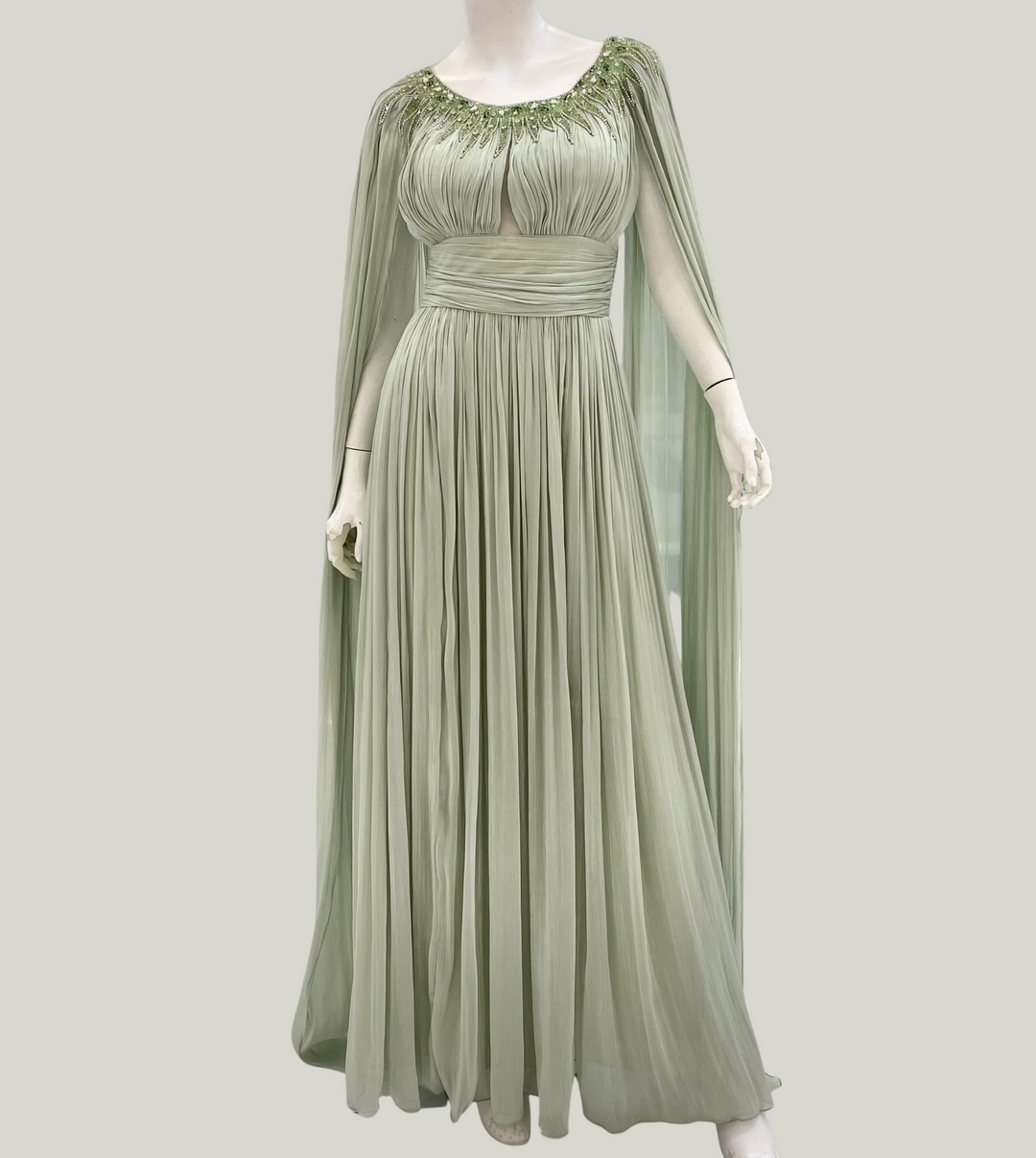 Organza Cape Dress