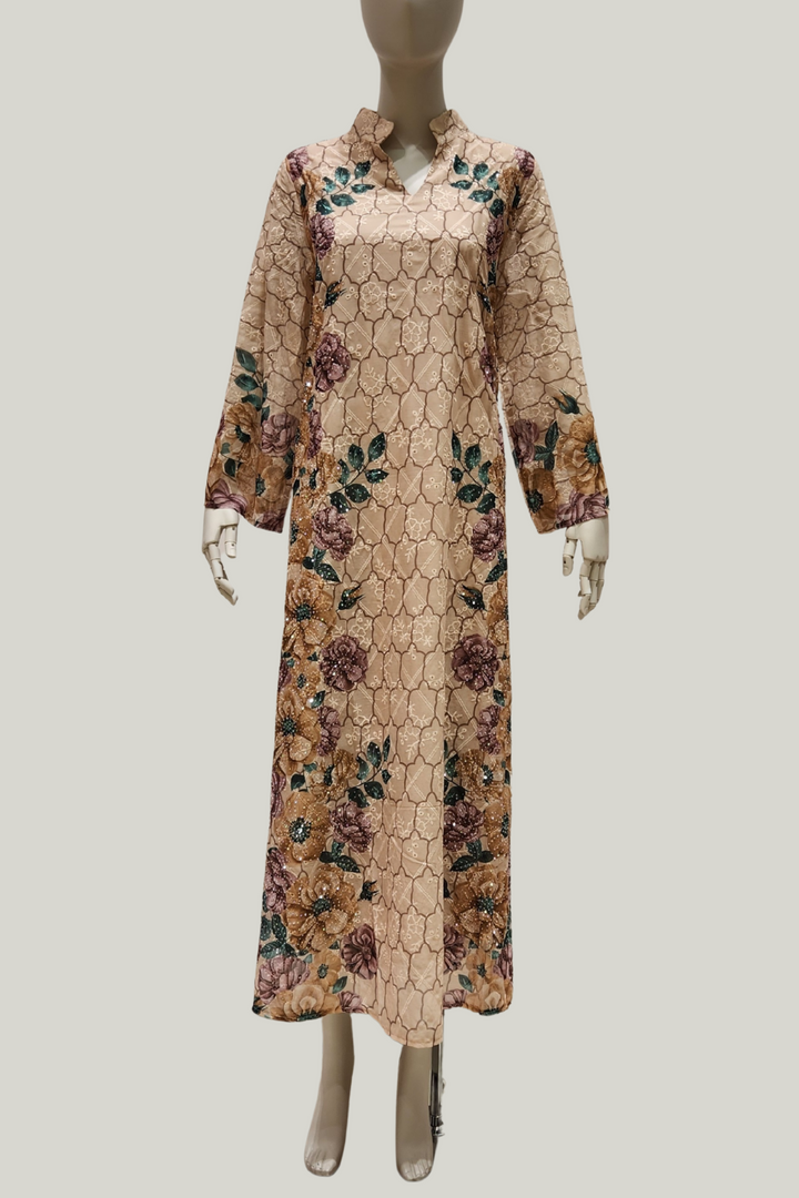 Floral Crystal Crepe Darat – Modest Elegance