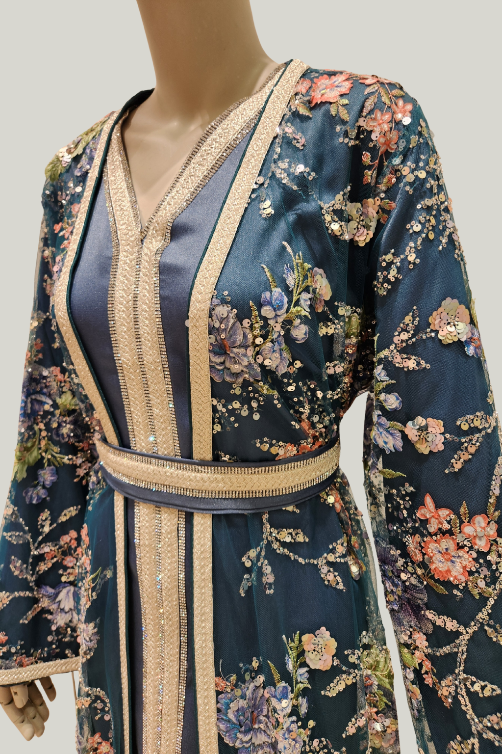 Embroidered Ter-Ter Twins – Belted Grace (Twince)