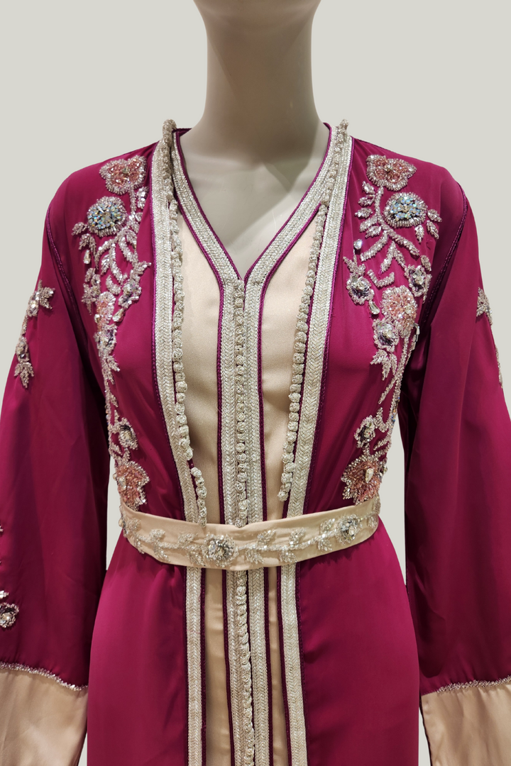 Handmade Candy Crepe Twince Two-Sided Elegance