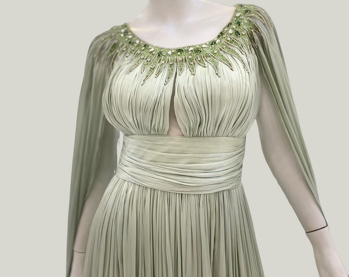 Organza Cape Dress
